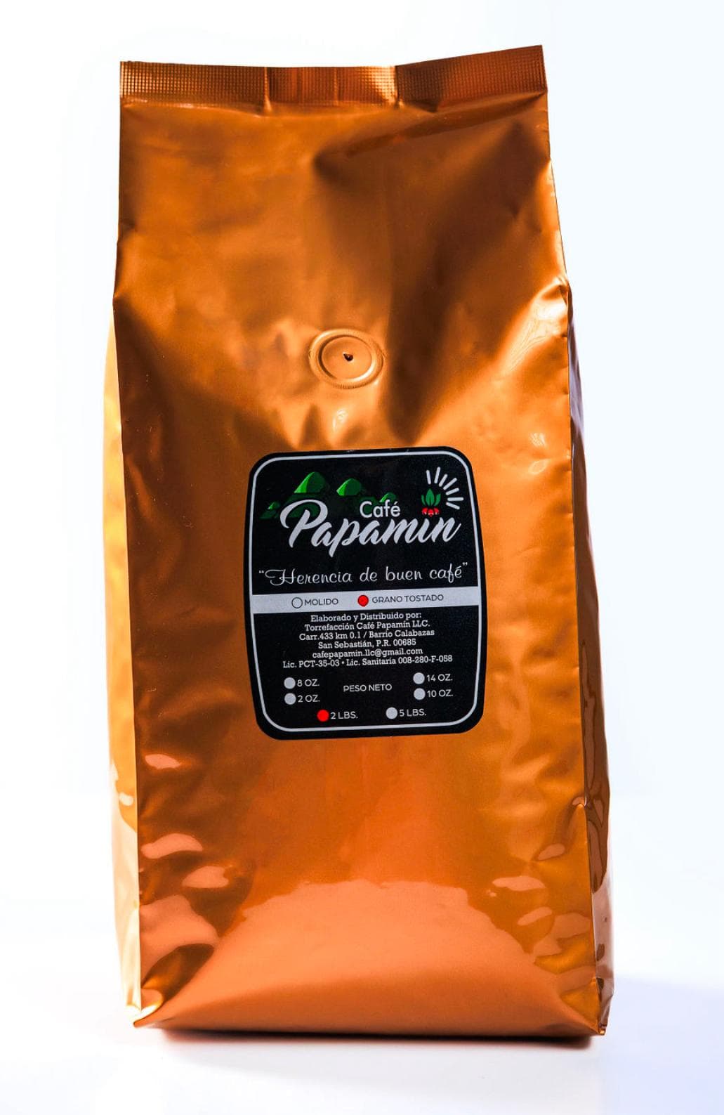 Café Papamín 100% Arábico Regular